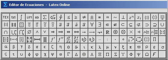 Editor de ecuaciones online | Recurso educativo 83198