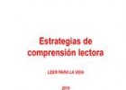 comprension lectora | Recurso educativo 92131