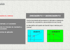 Aplicaciones de la derivada: Crecimiento y decrecimiento | Recurso educativo 92228