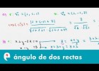 Ángulo de dos rectas (ejercicio) | Recurso educativo 109330