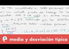 Estadística: media y desviación típica | Recurso educativo 109506