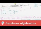 Ecuaciones con fracciones algebraicas | Recurso educativo 109929