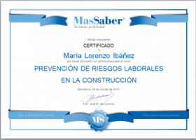 Curso de Prevención de Riesgos Laborales en la Construcción | MasSaber | Recurso educativo 114016