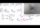 Ejercicio suma de vectores en 3D | Recurso educativo 421140