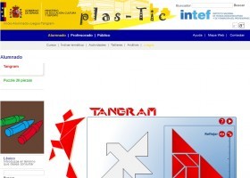 Juegos de plástica: el tangram | Recurso educativo 490047