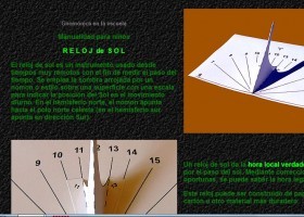 Com es construeix un rellotge de sol | Recurso educativo 681110