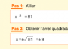 Resolució de ax^2 + c = 0 | Recurso educativo 730593