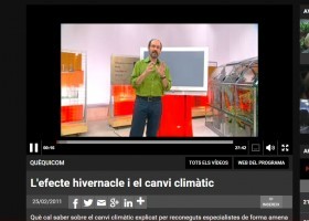 L'efecte hivernacle i el canvi climàtic | Recurso educativo 732529