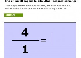 Practiquem la divisió | Recurso educativo 737982