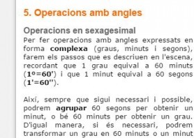 Operacions en sexagesimal | Recurso educativo 738839