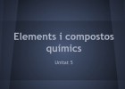 Elements i compostos químics | Recurso educativo 739807