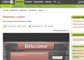 Potencias y raíces | Recurso educativo 744602