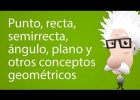 Punto, recta, semirrecta, ángulo, plano y otros conceptos geométricos | Recurso educativo 747494