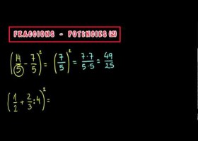 Potències de base fraccionaria i exponent natural | Recurso educativo 747617