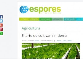 Espores - L'art de l'agricultura sense terra | Recurso educativo 751476