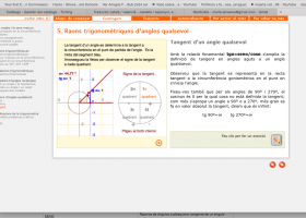 Raons d'angles qualsevol: tangent d'un angle qualsevol | Recurso educativo 751643