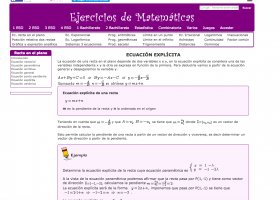 Equació explícita de la recta | Recurso educativo 759888