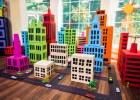 Maqueta de ciudad hecha con cajas de zapatos. | Recurso educativo 767075