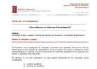 Com elaborar un informe d'investigació | Recurso educativo 752282