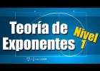 Teoría de Exponentes - Ejercicios Resueltos - Nivel 1 | Recurso educativo 769674