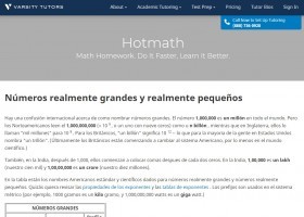 Números realmente grandes y realmente pequeños | Recurso educativo 772570