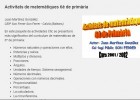 Activitats de matemàtiques per 6è | Recurso educativo 776575