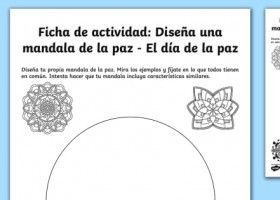 Diseña una mandala de la paz - El Día de la Paz | Recurso educativo 778726